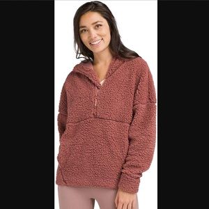 prAna Permafrost Half-Zip Teddy Jacket